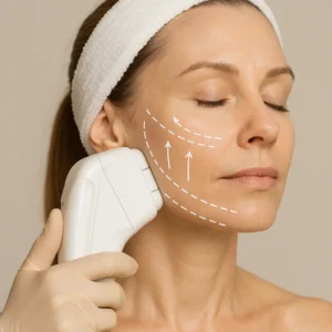 Woman having HI-FU to reduce wrinkles call LA LIPO North Wembley Now!