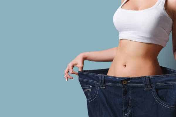 woman after fat reduction treatment North Wembley