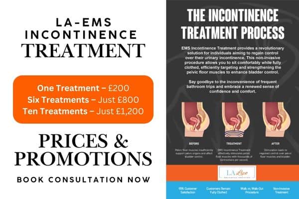 urine incontinence treatment prices