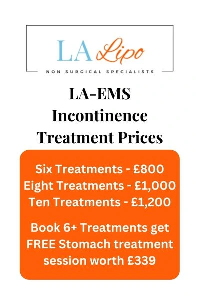LA-EMS Incontinence Treatment Prices North Wembley