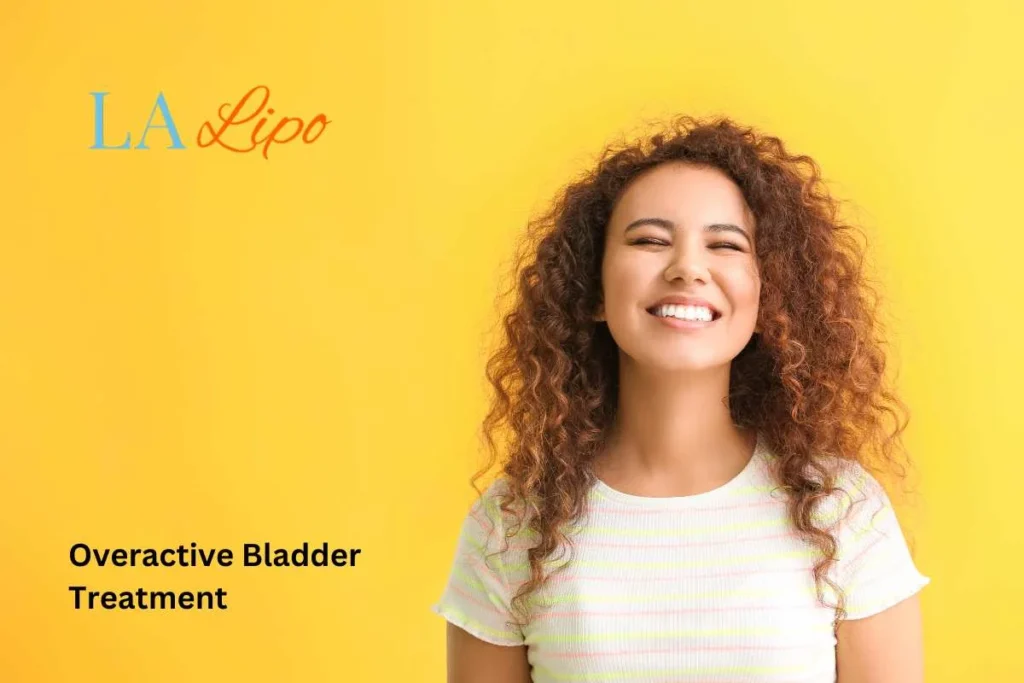 woman smiling about overactive bladder treatment North Wembley solutions